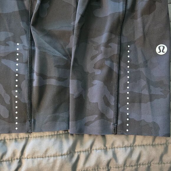 Lululemon Fast & Free Crop II *Nulux 19" - 4 Incognito Camo Multi Grey - Picture 5 of 6